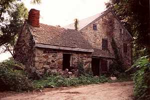 An old stone home in need of some repairs