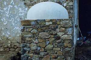 A restored beehive bake oven