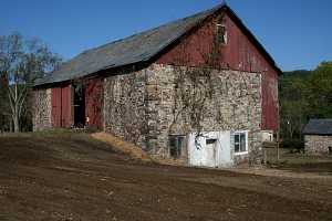 an old dilapidated barn