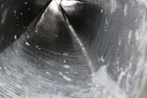 An installed chimney duct in a newly repaired chimney flue