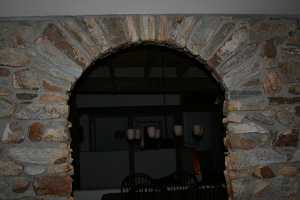 Stone arch doorway