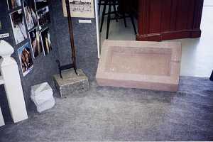 Several examples of custom stone cutting work