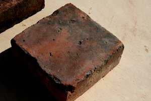 a square red brick