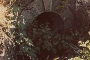 an old stone tunnel restored using historical building materials
