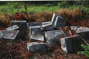 medium sized stones used for historical structures